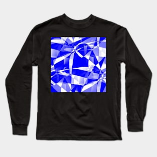 Blue, white and purple Long Sleeve T-Shirt